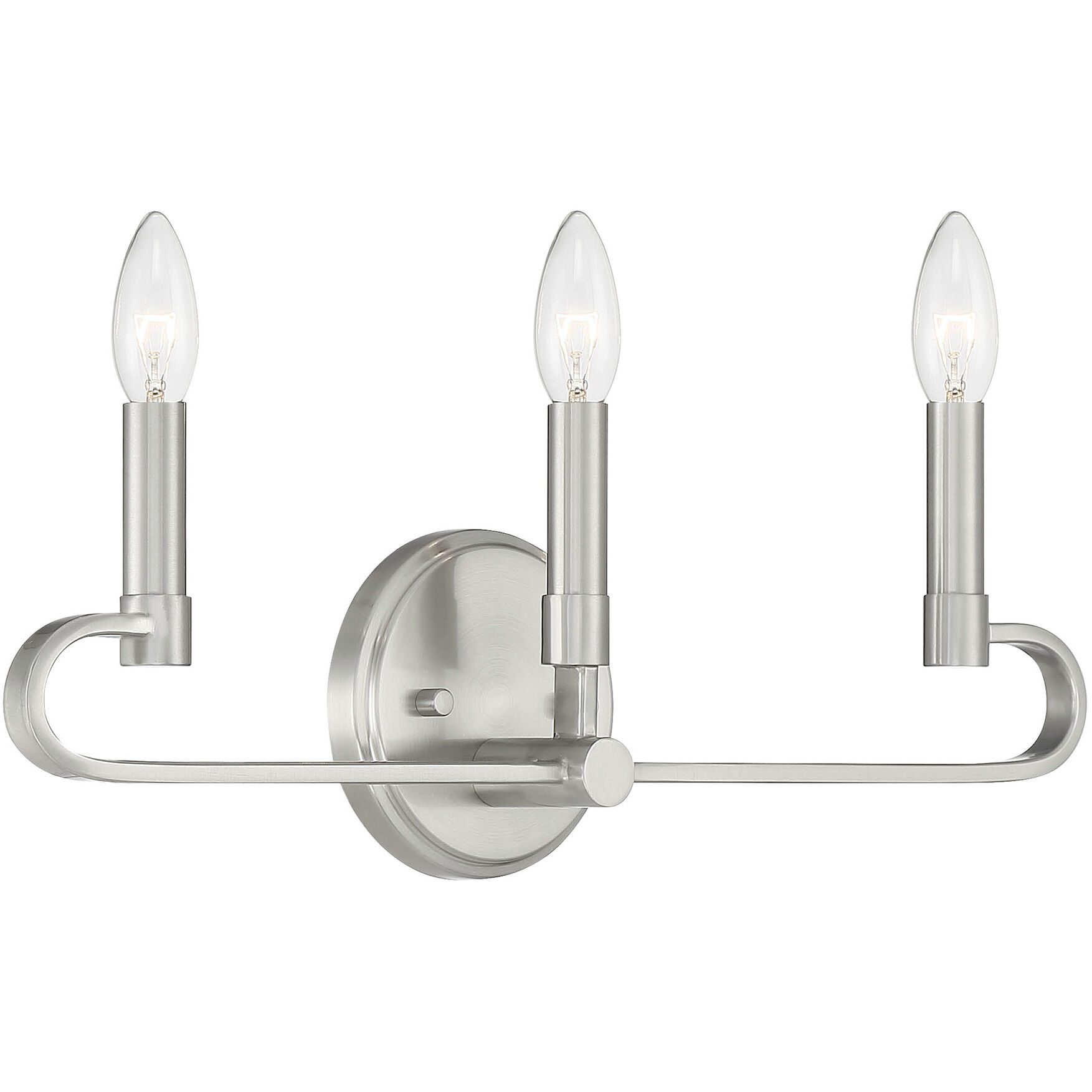 Summit 3 Light 20 inch Brushed Nickel Vanity Light Wall Light